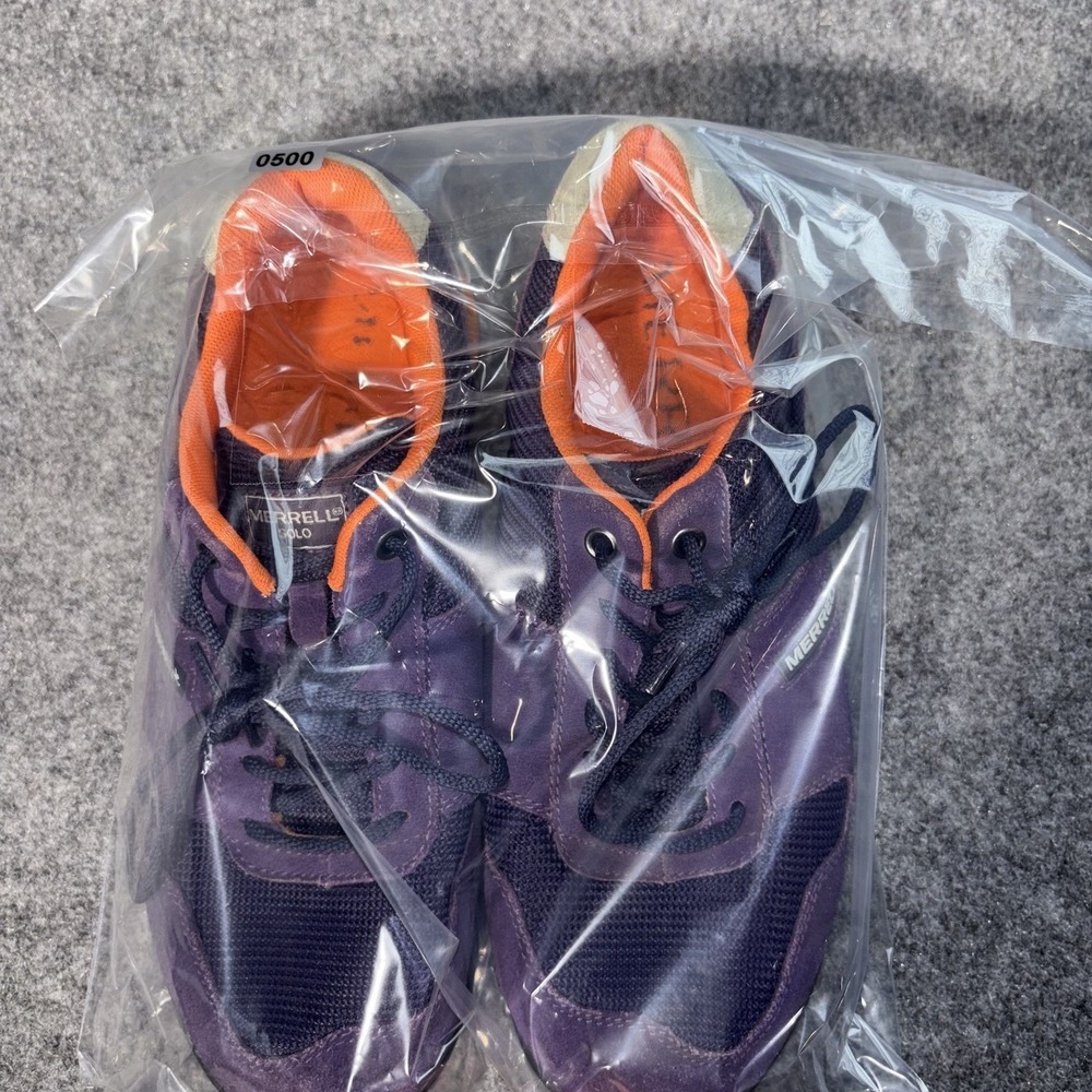 Merrell Solo Shoes Womens Size 10 Purple Suede Mesh Sneakers‎ Casual Lace Up - Picture 10 of 10
